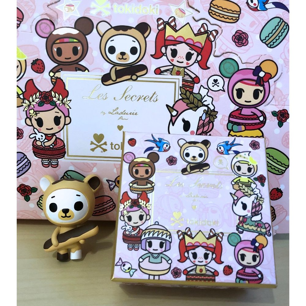 NEW Laduree Tokidoki Creamy Bear Eclair Figurine Les Secrets Figure Blind Box